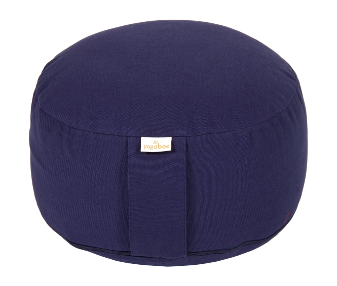 meditation cushion BASIC Buckwheat hulls | darkblue