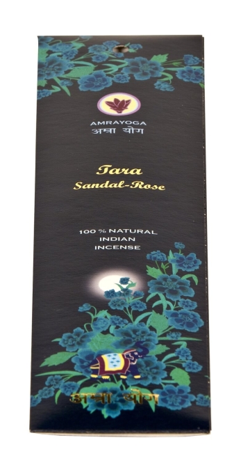 Indian incense sticks - 100% natural - tara sandal - rose 