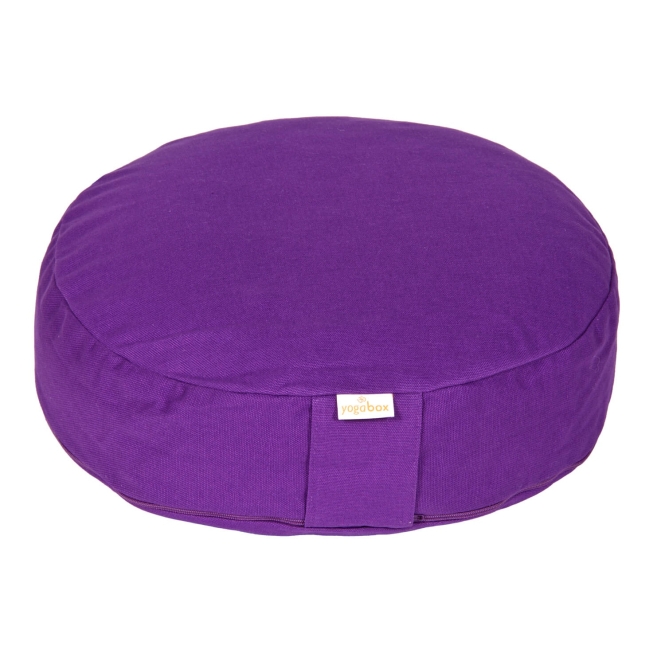 Meditation cushion BASIC extra FLAT purple