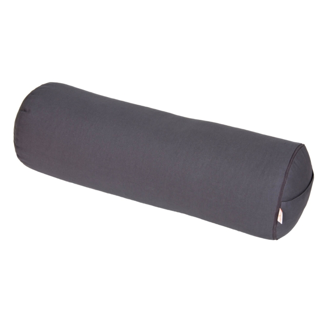 Yoga and Pilates Bolster BASIC grey