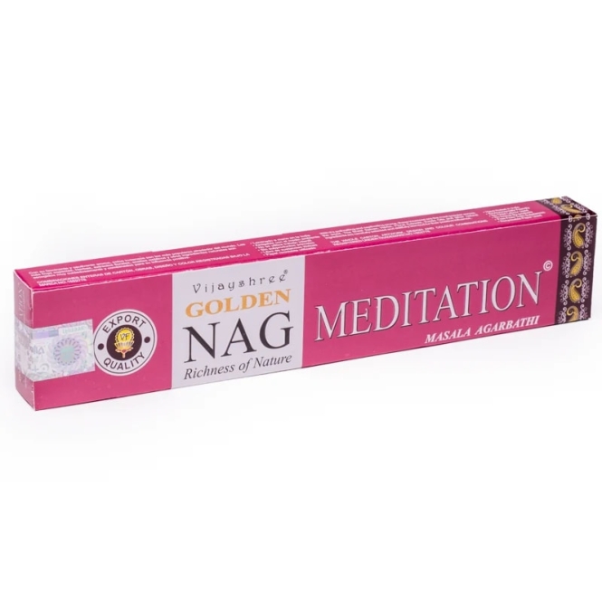 Incense sticks Golden Nag Meditation 