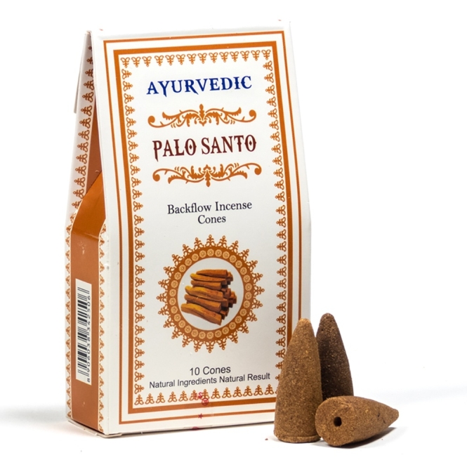 Ayurvedic reflux incense cones Palo Santo 