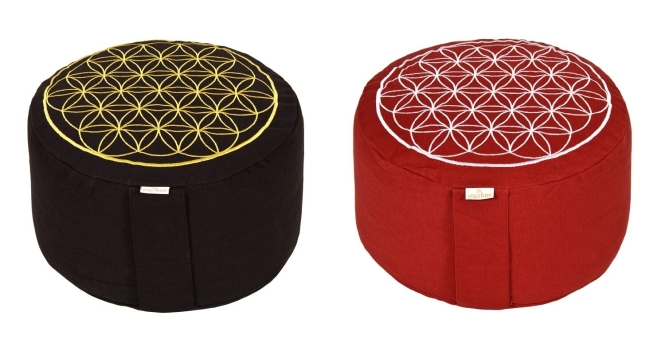 Meditation cushion - flower of life 