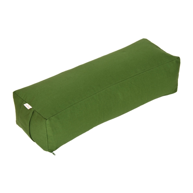 Square bolster - for yoga and pilates BASIC olive