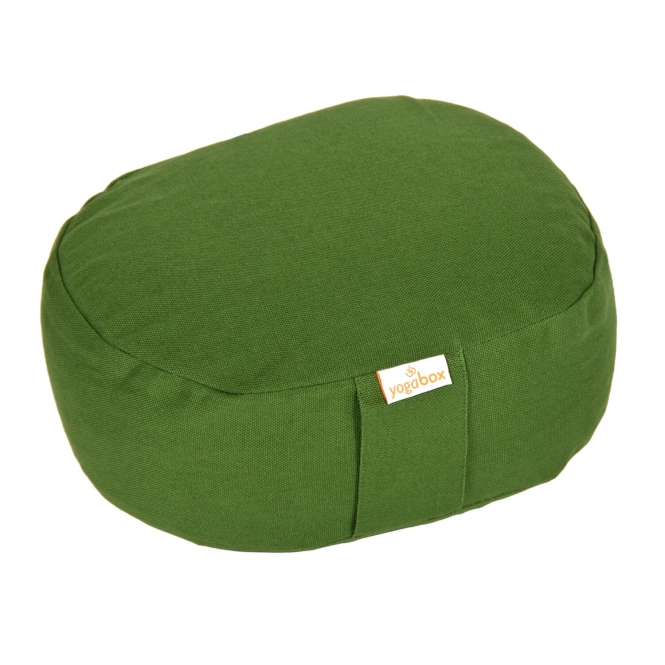 Yogilino® - travel meditation cushion mini oval BASIC olive