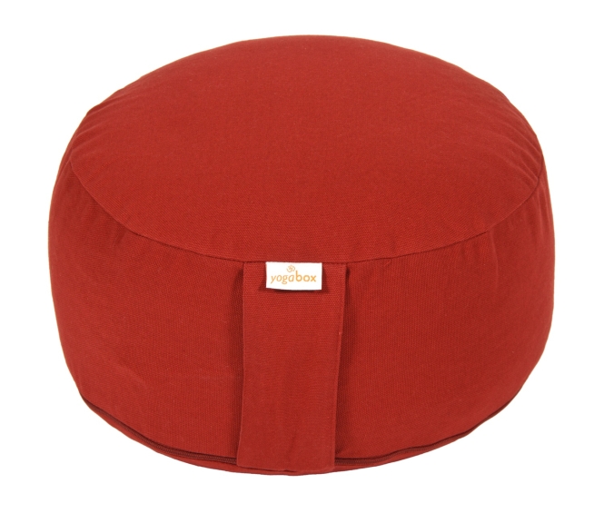 meditation cushion BASIC Buckwheat hulls | bordeaux