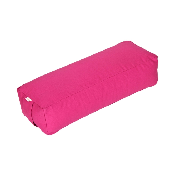 Square bolster - for yoga and pilates BASIC magenta
